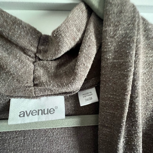 Layered Hem Open Front Sweater - Picture 2 of 4